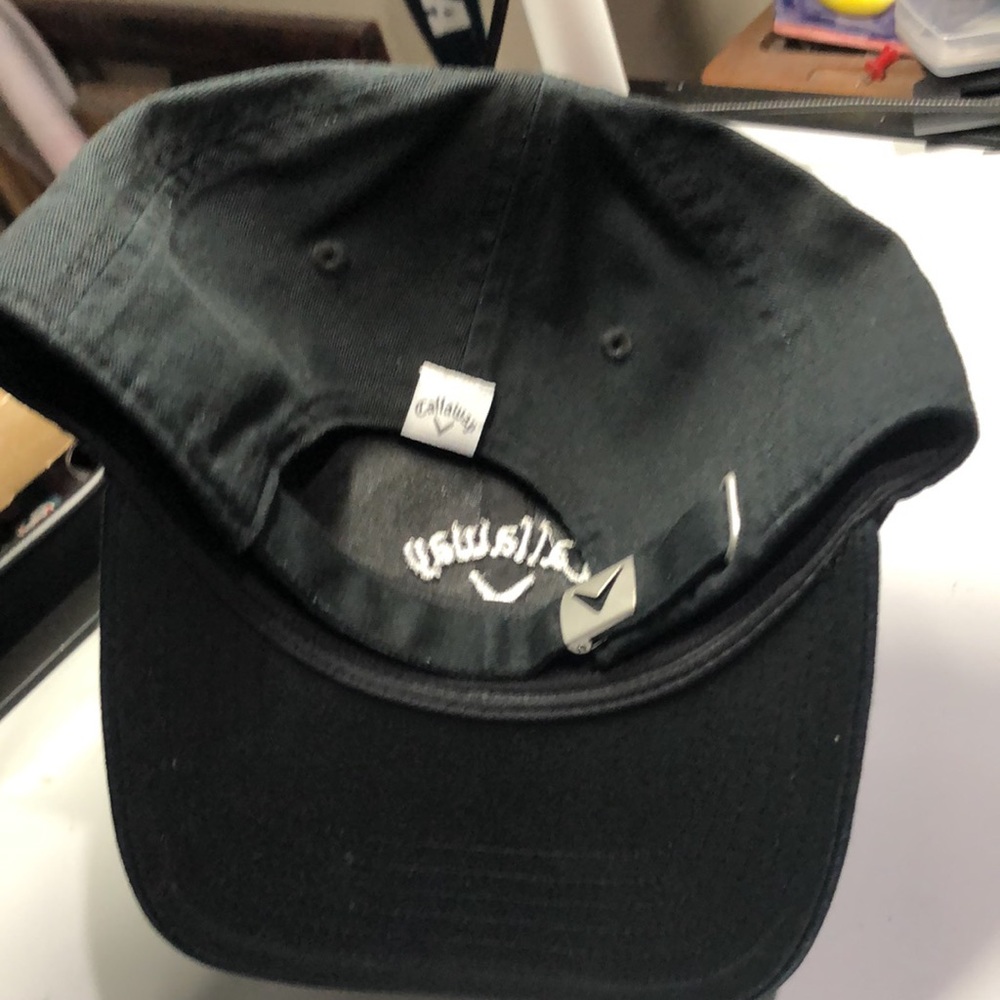 Callaway Men’s Black Adjustable Hat Cap - Picture 2 of 4
